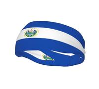 Bandeau de sport imprimé El Salvador - Arrête rapidement la transpiration - Convient pour le fitness et les sports de loisirs