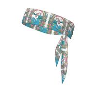 Bandeau de sport imprimé Unicorns by The River - Pour basket-ball, course à pied, athlétisme