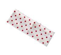 Bandeau de sport léger pour cheveux - Accessoire de yoga - Motif à pois ronds - Couleur vive - Bandeau léger et respirant