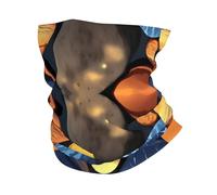 Bandeau de Sport Multifonctionnel à imprimé Galets Jaunes - Cache-Cou Extensible sans Coutures pour la randonnée, Le vélo, la Course à Pied et Les activités de Plein air - Doux, à séchage Rapide, m