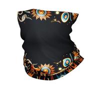 Bandeau de Sport Multifonctionnel à Motifs totémiques primitifs - Cache-Cou Extensible sans Coutures pour la randonnée, Le vélo, la Course à Pied et Les activités de Plein air - Doux, à séchage Rap
