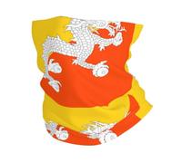 Bandeau de sport multifonctionnel imprimé du drapeau du Royaume du Bhoutan - Cache-cou extensible sans couture