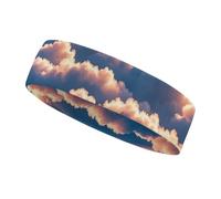 Bandeau de sport On Top of The Cloud pour homme et femme, s'adapte à toutes les tailles de tête, ultra absorbant et antidérapant pour la course à pied, le yoga, la gym