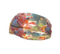 Bandeau de sport polyvalent YYHWHJDE A circle of pigs Prints - Bandeau extensible et évacuant l'humidité pour yoga, fitness