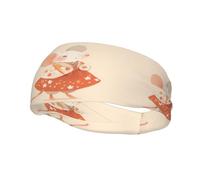 Bandeau de sport polyvalent YYHWHJDE mignon imprimé petite souris - Bandeau extensible et évacuant l'humidité pour yoga, fitness