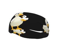Bandeau de sport polyvalent YYHWHJDE The Criticized Duck Prints - Bandeau extensible et évacuant l'humidité pour yoga, fitness