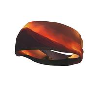 Bandeau de sport polyvalent YYHWHJDE The erupting Kilauea Volcano Prints - Bandeau extensible et évacuant l'humidité pour yoga, fitness