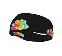 Bandeau de sport polyvalent YYHWHJDE The joy of childhood Prints - Bandeau extensible et évacuant l'humidité pour yoga, fitness