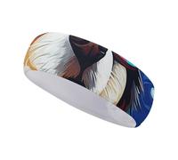 Bandeau de sport pour chien portant des lunettes - Large bandeau antidérapant - Bandeau élastique extensible pour course à pied, cyclisme, football, yoga - Pour homme et femme