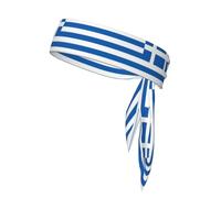 Bandeau de sport respirant avec drapeau grec élégant, léger et confortable, adapté à tous les types de sports
