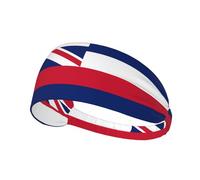 Bandeau de sport respirant pour homme et femme - Motif drapeau hawaïen - Pour entraînement, course à pied, gym