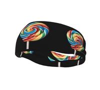 Bandeau de sport sucette qui évacue la transpiration, bandeau de tennis élégant, parfait pour la course, le basket-ball, le yoga et le fitness.