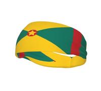 Bandeau de sport tendance avec drapeau WHJSHOP de la Grenade Imprimé Absorbe la sueur pour homme et femme