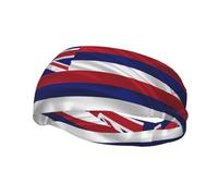 Bandeau de sport tendance avec drapeau WHJSHOP d'Hawaï imprimé américain Absorbe la transpiration pour homme et femme