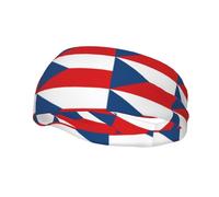 Bandeau de sport tendance décoratif avec drapeau FUUNTL de la République tchèque pour homme et femme