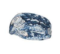 Bandeau de sport tendance décoratif FUUNTL Blanche-Neige Tigre Photo Bandeaux pour hommes et femmes