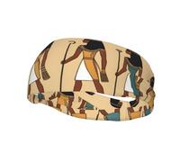 Bandeau de sport tendance décoratif FUUNTL femmes en Égypte ancienne pour hommes et femmes