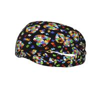 Bandeau de sport tendance décoratif pour YYHHAOFA sensibilisation à l'autisme Bandeaux pour hommes et femmes