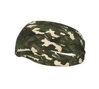 Bandeau de sport tendance décoratif YYHHAOFA Army Camouflage Printed Headbands for Men and Women