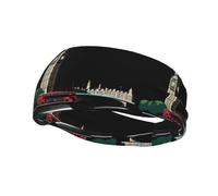 Bandeau de sport tendance décoratif YYHWHJDE Beau motif Londres Bandeaux pour hommes et femmes