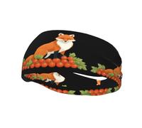 Bandeau de sport tendance décoratif YYHWHJDE Fox à côté de tomates pour homme et femme