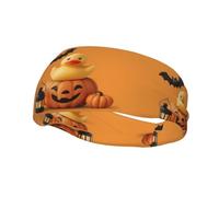 Bandeau de sport tendance décoratif YYHWHJDE The Joy of Pumpkin and Duck Pattern Headbands for men and women