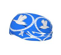 Bandeau de sport tendance décoratif YYHWHJDE volant d'oie blanche pour hommes et femmes