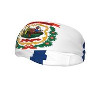 Bandeau de sport tendance décoratif YYHWHJDE West Virginia Flag Pattern Bandeaux pour hommes et femmes
