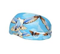 Bandeau de sport tendance Seagulls in Flight - Respirant, à séchage rapide et extensible - Unisexe