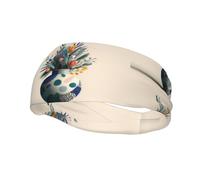 Bandeau de sport tendance WHJSHOP avec imprimé vase à pois pour homme et femme