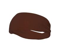 Bandeau de sport tendance WHJSHOP marron châtain imprimé bandeaux absorbant la transpiration pour homme et femme