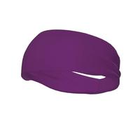 Bandeau de sport tendance WHJSHOP violet imprimé, absorbe la transpiration pour homme et femme