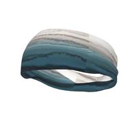 Bandeau de sport tendance YUGTAEE In the midst of the tide Picture Headbands Absorbe la transpiration pour homme et femme