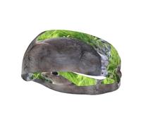 Bandeau de sport tendance YUGTAEE mignon gris lièvre image de lapin bandeau absorbe la sueur pour homme et femme