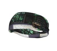 Bandeau de sport Tranquil Book House pour homme et femme, convient pour la course à pied, le yoga, le fitness, le football