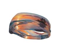 Bandeau de sport unique imprimé The Sea At Low Tide - Accessoire d'extérieur respirant - Quatre saisons