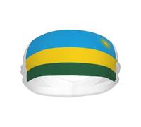 Bandeau De Sport Unisexe Aux du Drapeau Rwandais - Anti-Transpirant Et Antidérapant Idéal pour La Course Le Yoga Le Fitness Le Cyclisme Et La Salle De Sport