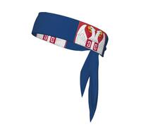 Bandeau de sport unisexe avec drapeau de la Serbie pour la course à pied, le fitness, le tennis, le cyclisme, le yoga