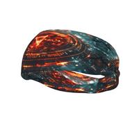 Bandeau de sport unisexe avec symboles mystérieux, basket-ball, bandeau élastique pour exercice, course à pied, cyclisme, yoga, fitness