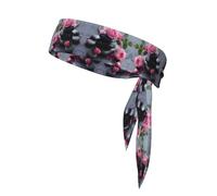 Bandeau de sport unisexe pour homme et femme avec pierres et roses