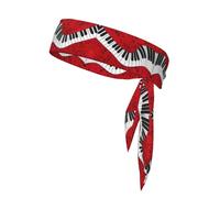 Bandeau de sport unisexe pour homme et femme, note de musique, piano