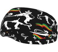 Bandeau de Sport Unisexe Rasta Lion de Juda pour la Course à Pied