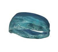 Bandeau de sport unisexe The Deep Ocean Basketball élastique pour exercice, course à pied, cyclisme, yoga, fitness