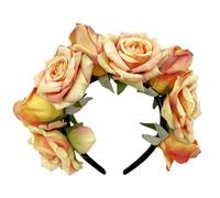 Bandeau de tempérament en forme de fleur ethnique pour mariée, femme, printemps, mariage, fête