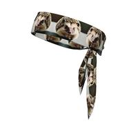 Bandeau de Tennis à Motif hérisson Mignon pour Femme, Bandeau Anti-Transpiration pour l'entraînement, Serre-tête pour la Course, Le Football, Le Basket-Ball, l'athlétisme