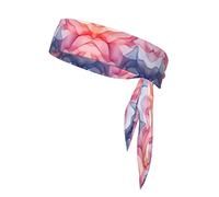 Bandeau de tennis avec lignes colorées, bandeau anti-transpiration adiustable, parfait pour le fitness, le basket-ball et la course.