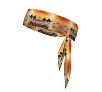 Bandeau de tennis Lok Ling in The Evening Sun, idéal pour le fitness, le basket-ball et la course à pied.