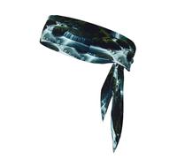 Bandeau de Tennis River in The Pattern pour Femme, Bandeau Anti-Transpiration pour l'entraînement, Serre-tête pour la Course, Le Football, Le Basket-Ball, l'athlétisme