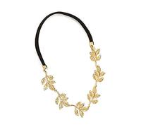 Bandeau de tête de chaîne de pièce de tête de feuille d'or d'olive de mode laisse la bande élastique d'or très pratique et populaireTraitement pratique