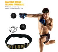 Bandeau De Tête En Pu Pour Boxer Sanda Muay Thai, Entraînement De La Force Des Yeux Et Des Mains, Entraînement De La Vitesse, Réflexe